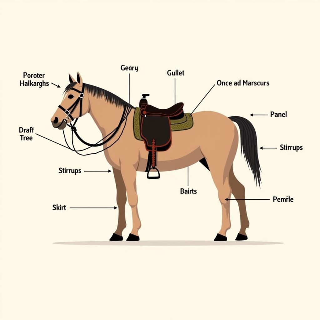 Key Features of a Draft Horse Saddle