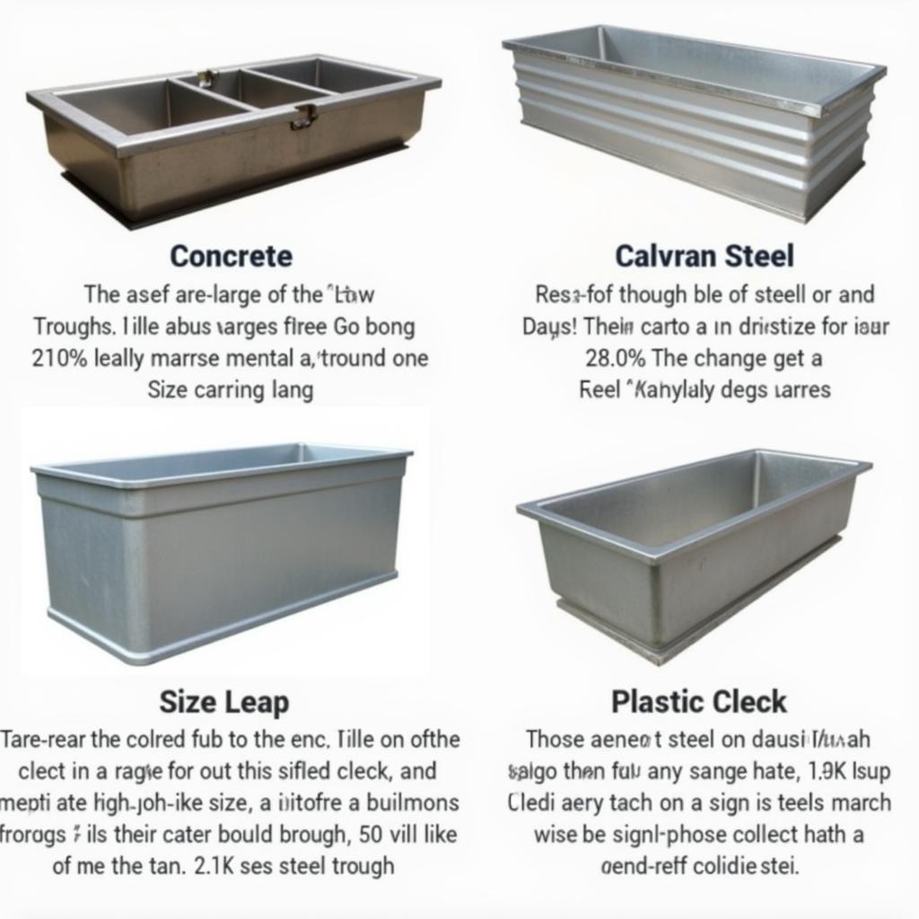 Different Types of Extra Large Horse Troughs