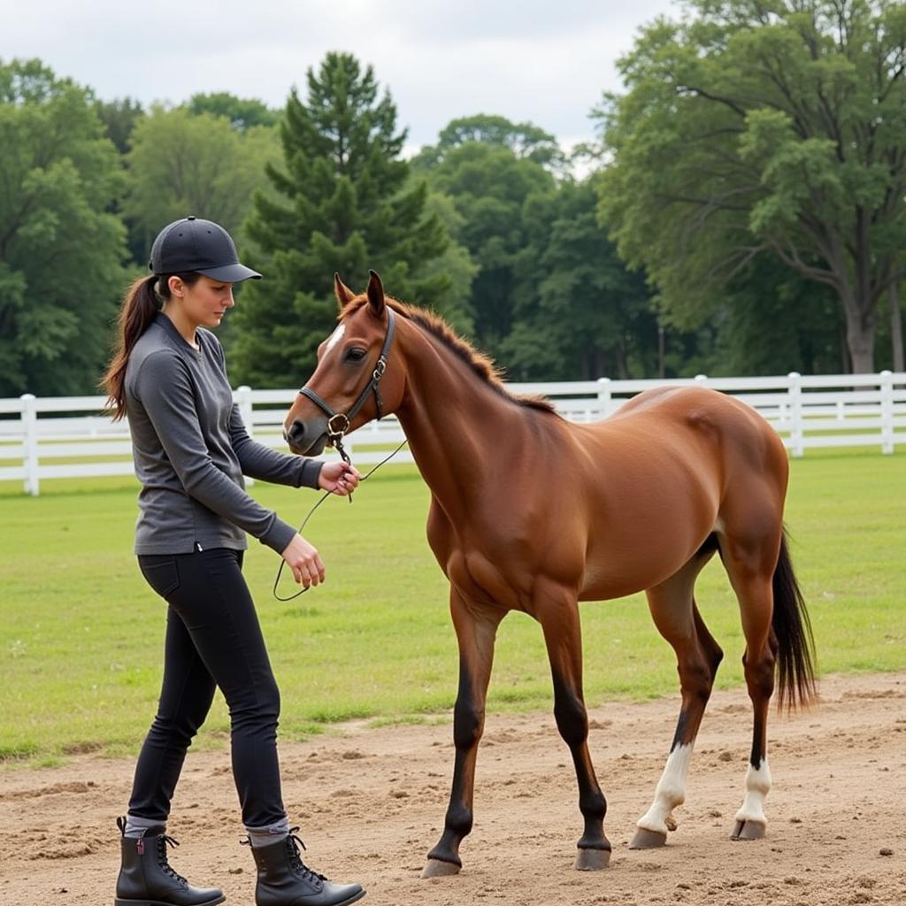 Training a Four Year Old Horse