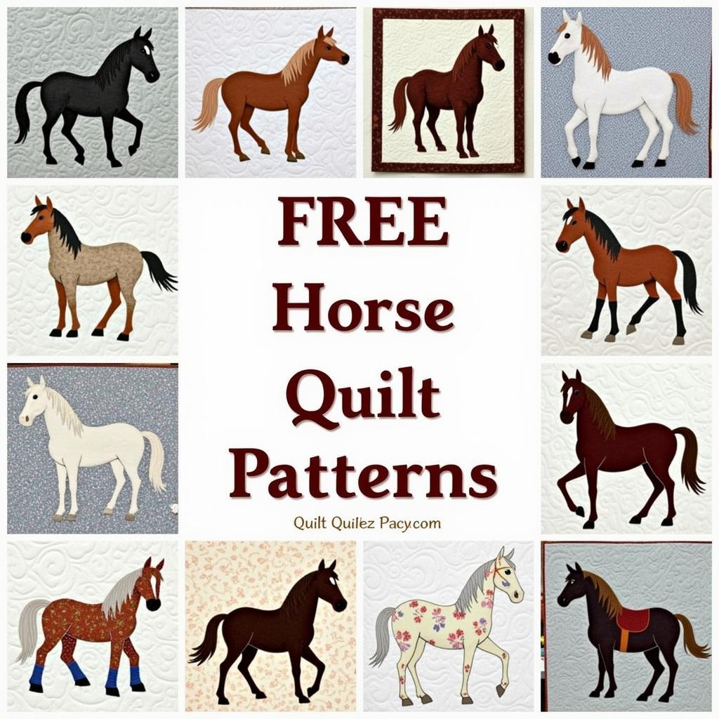 Collection of Free Horse Quilt Patterns