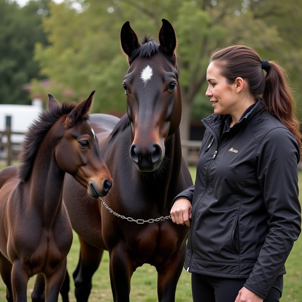 Friesian Colt Temperament Assessment