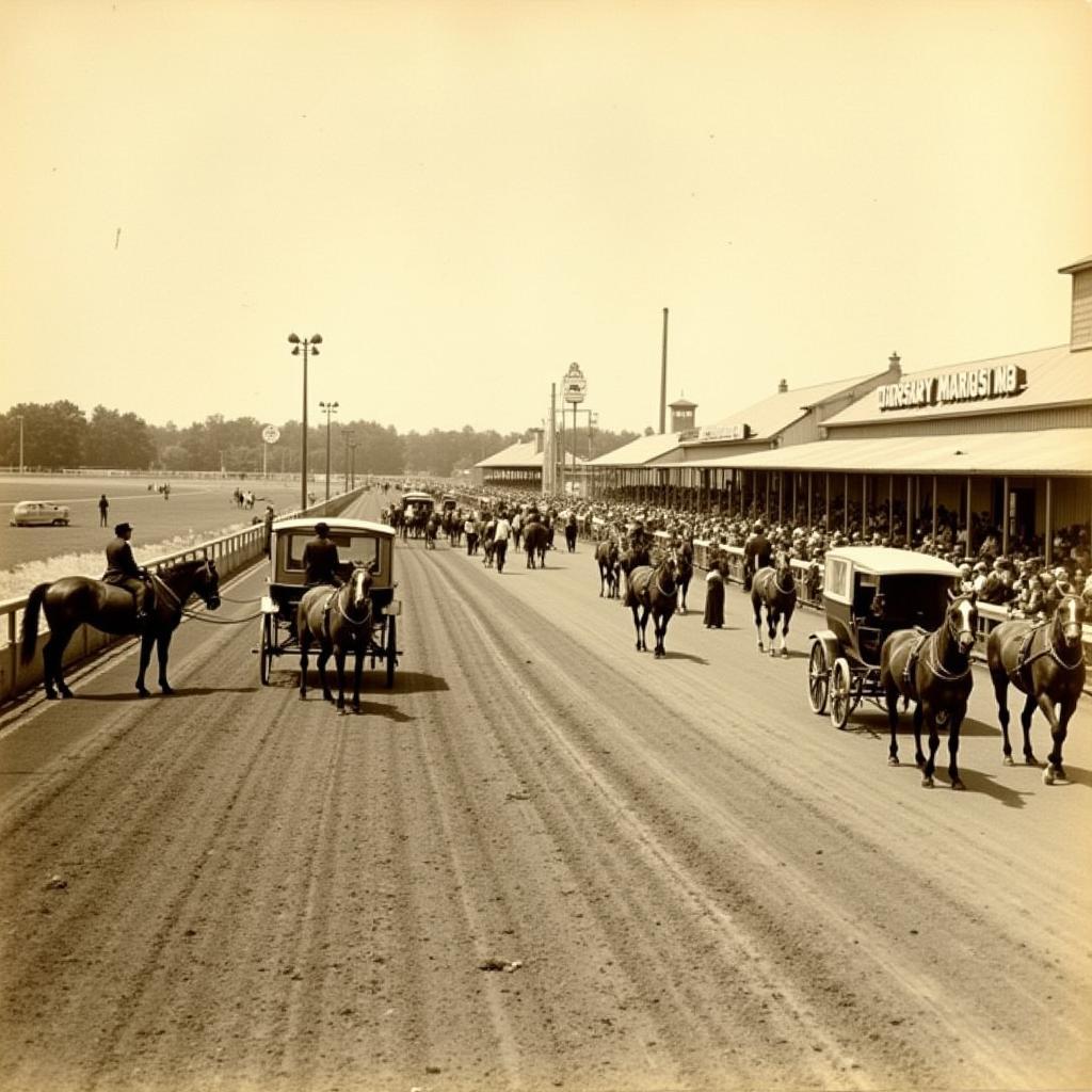 Gillespie County Historical Horse Racing Scene