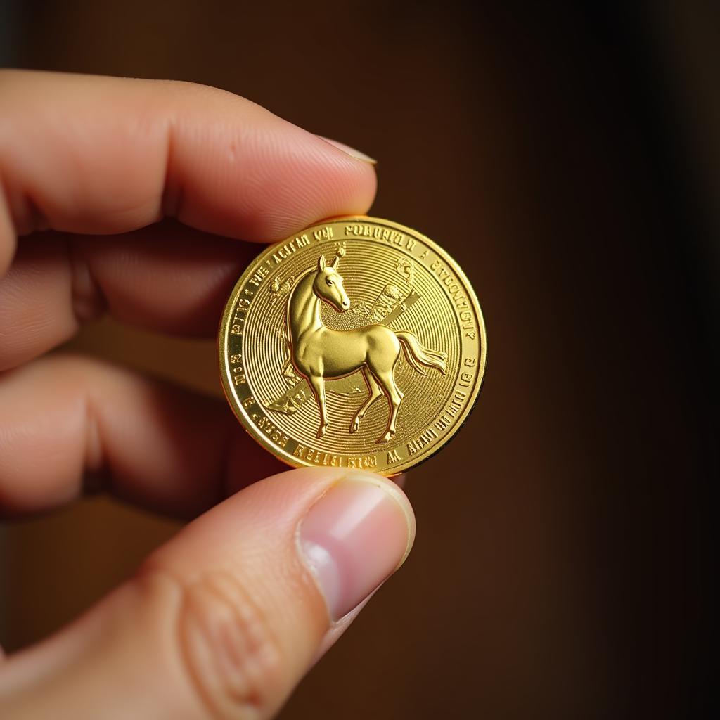 Gold Coin Horse as a Metaphor for Value