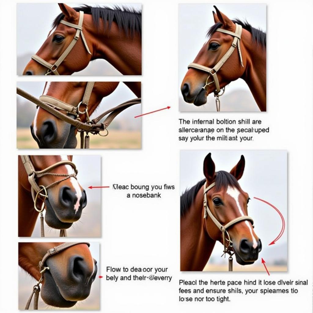 Correct Fit and Adjustment of a Hackamore