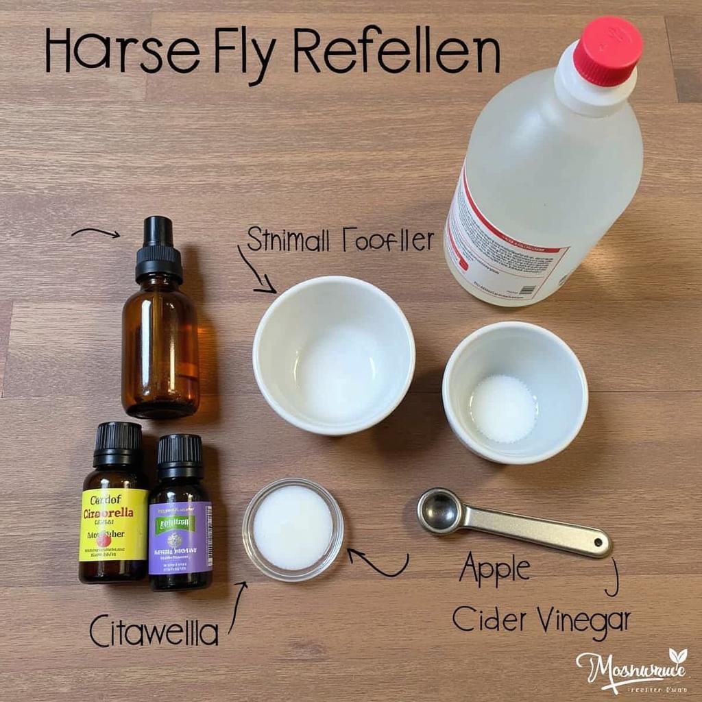 Ingredients for Homemade Horse Fly Repellent