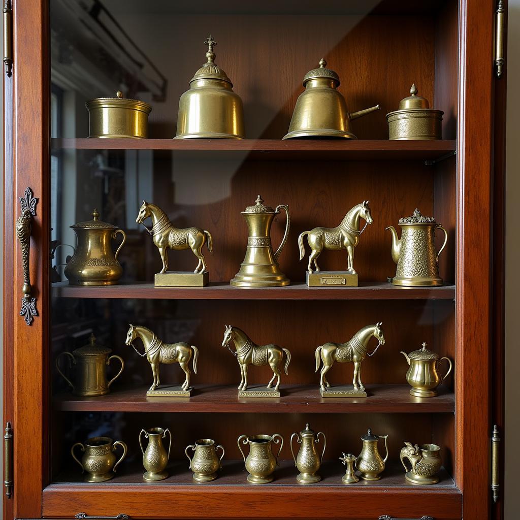 Horse Brass Display