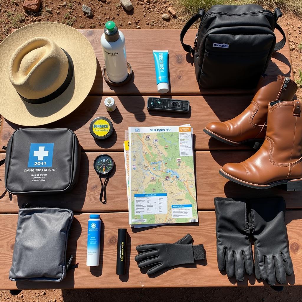 Essential packing list for a New Mexico horse camp