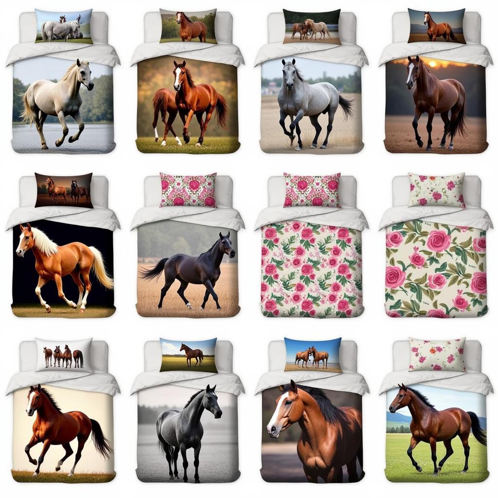 Different Horse Comforter Full Designs