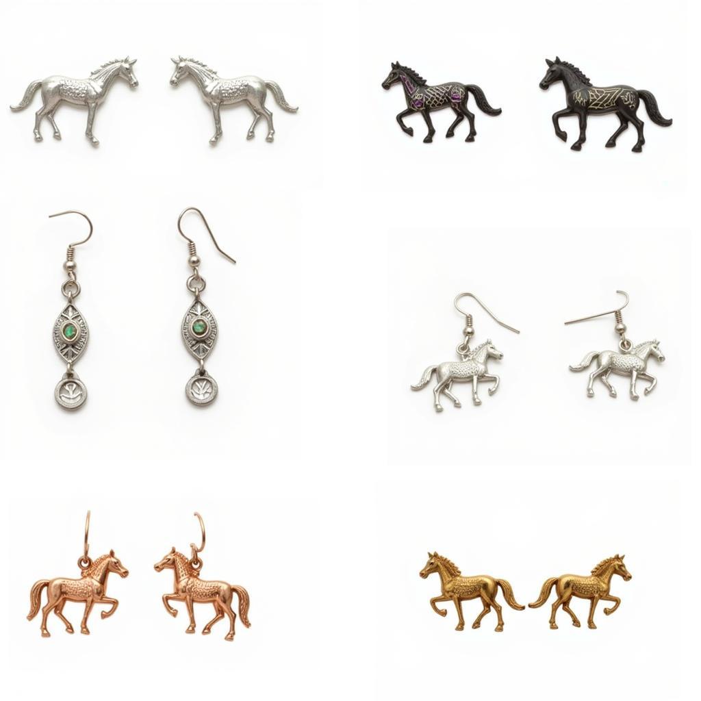 Different Styles of Horse Earrings