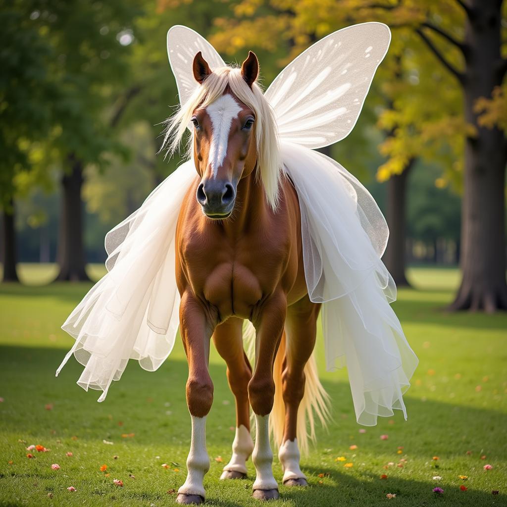 Horse Fairy Costume Photoshoot