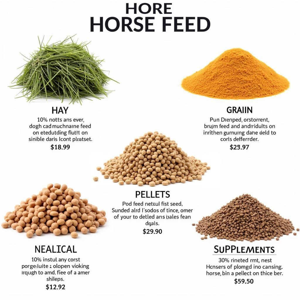 Comparing Different Horse Feed Types