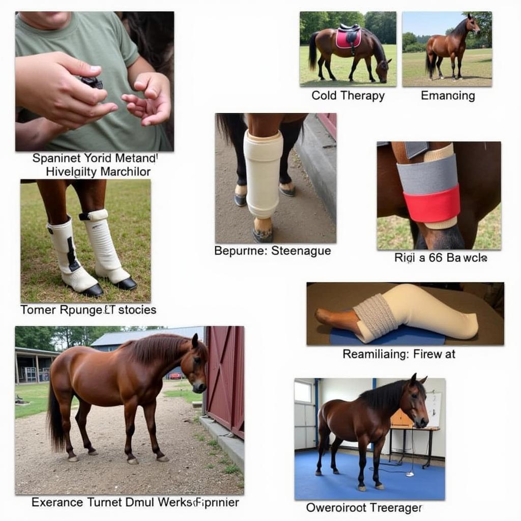 Treatment and Recovery for a Horse with Sprained Fetlock