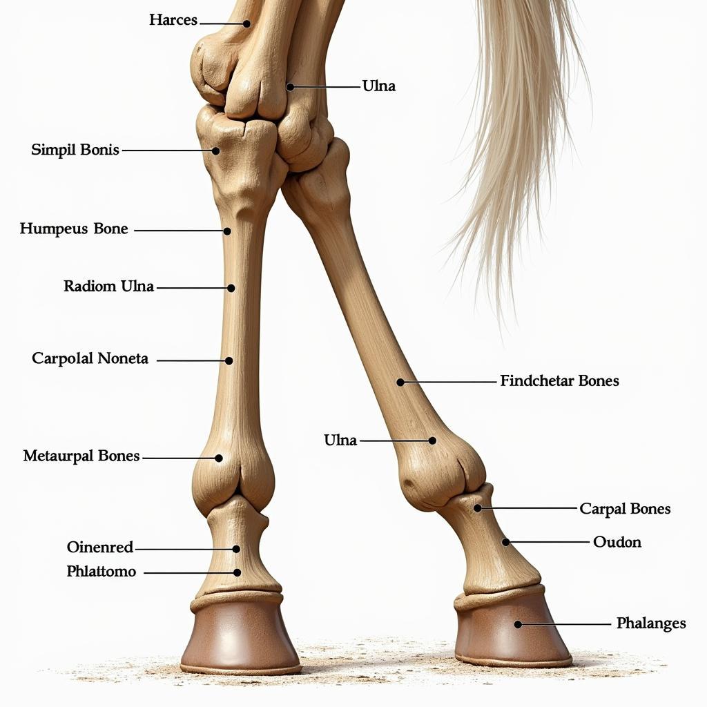 Bone Structure of the Horse's Forelimb