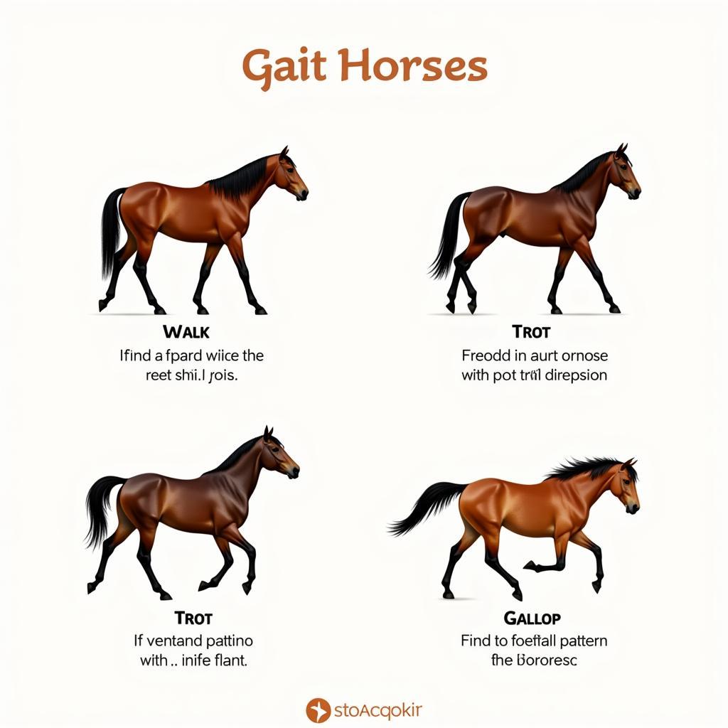 Illustrating Horse Gaits