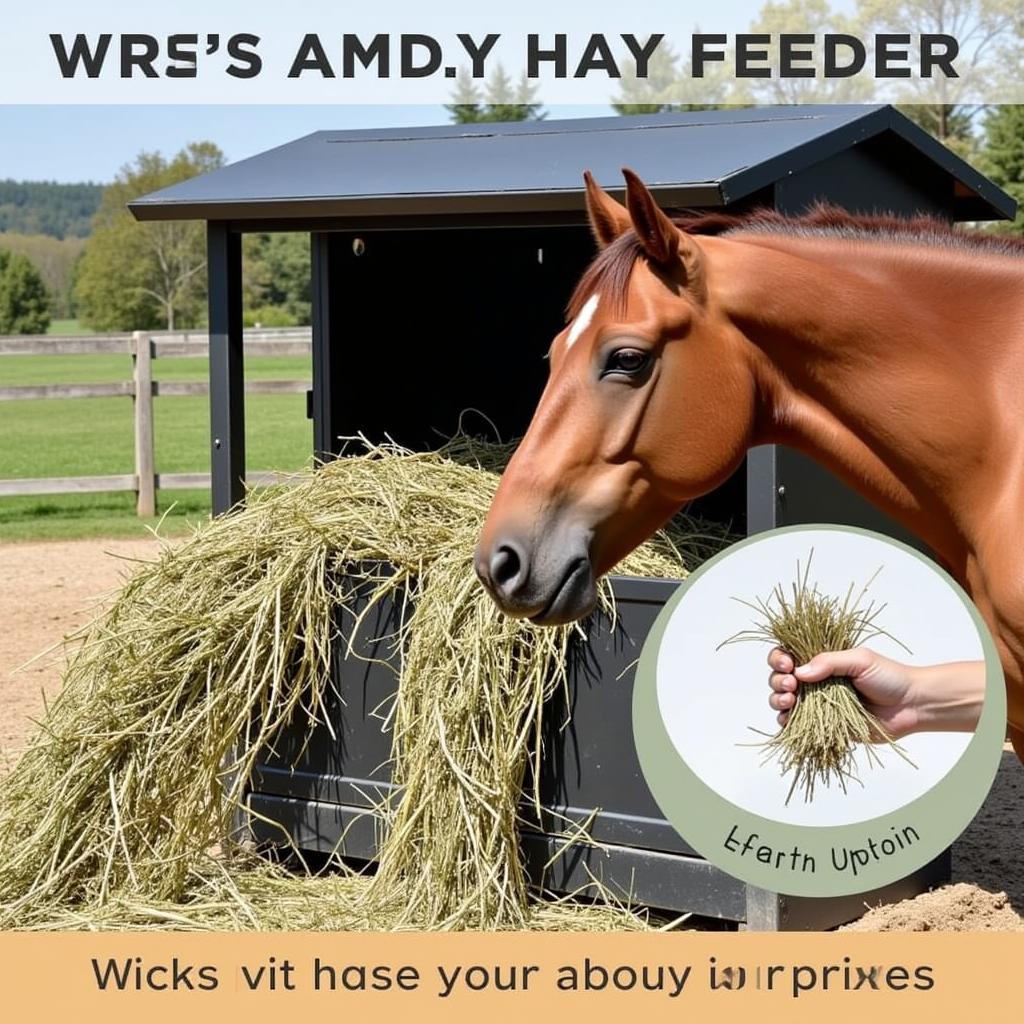 Benefits of a Covered Horse Hay Feeder