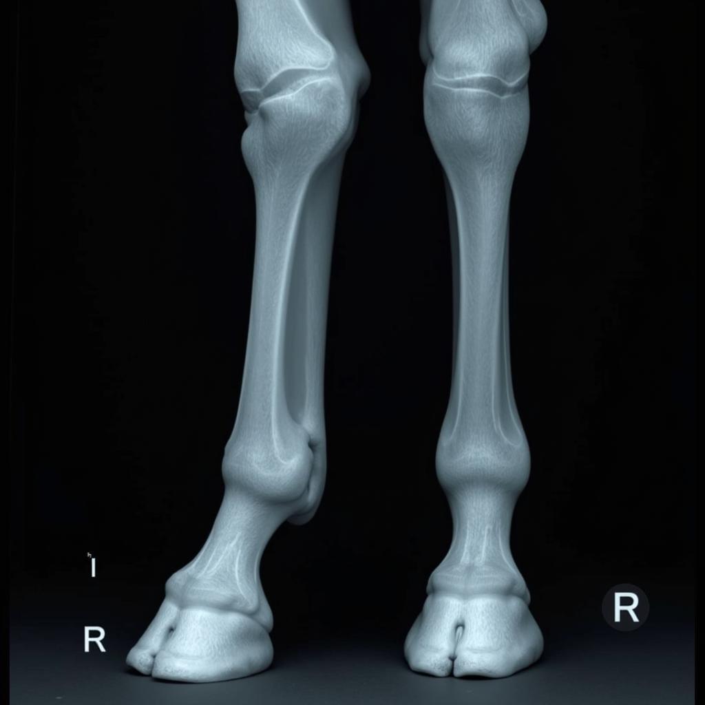 Horse Leg X Ray: Lateral View