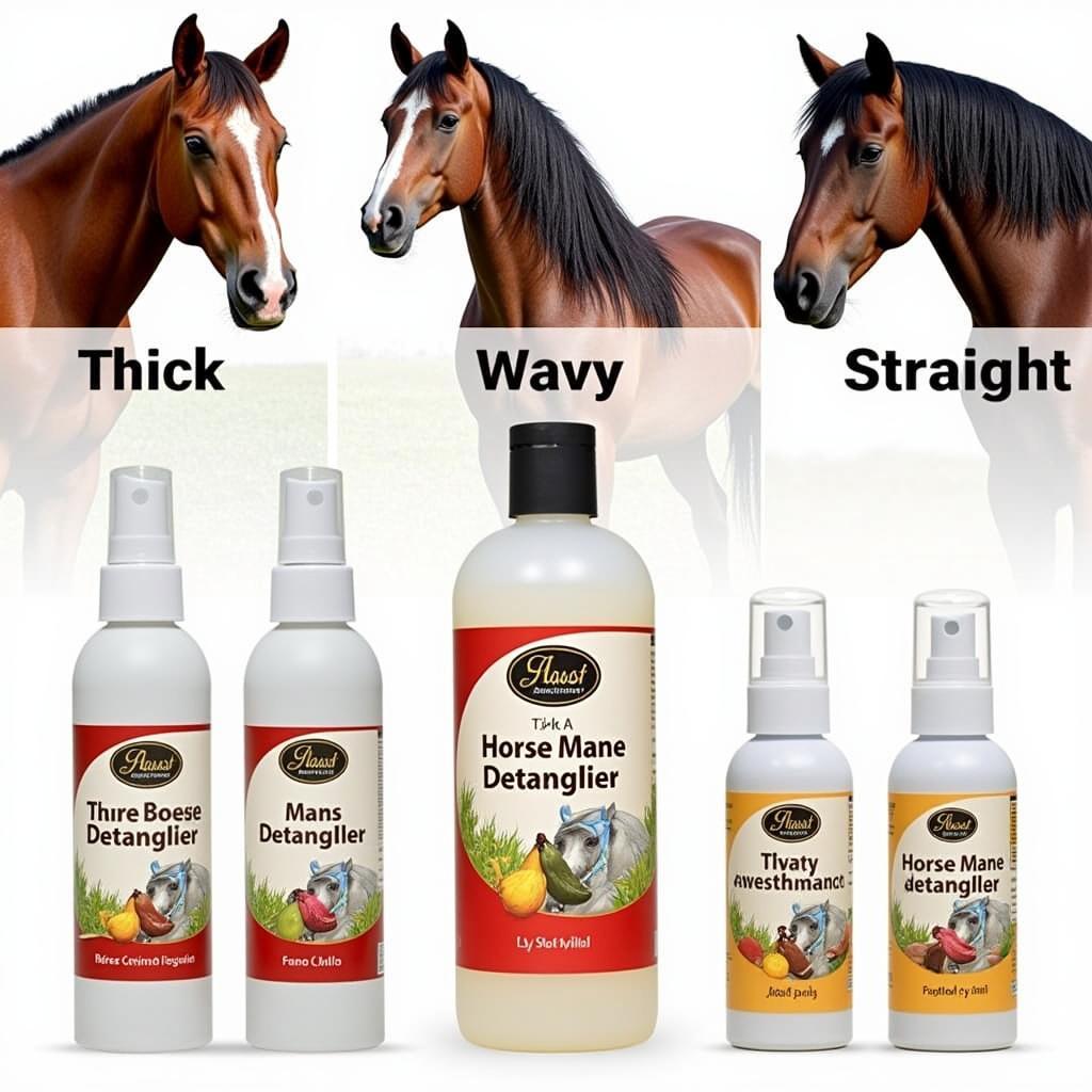 Different Horse Mane Types and Suitable Detanglers