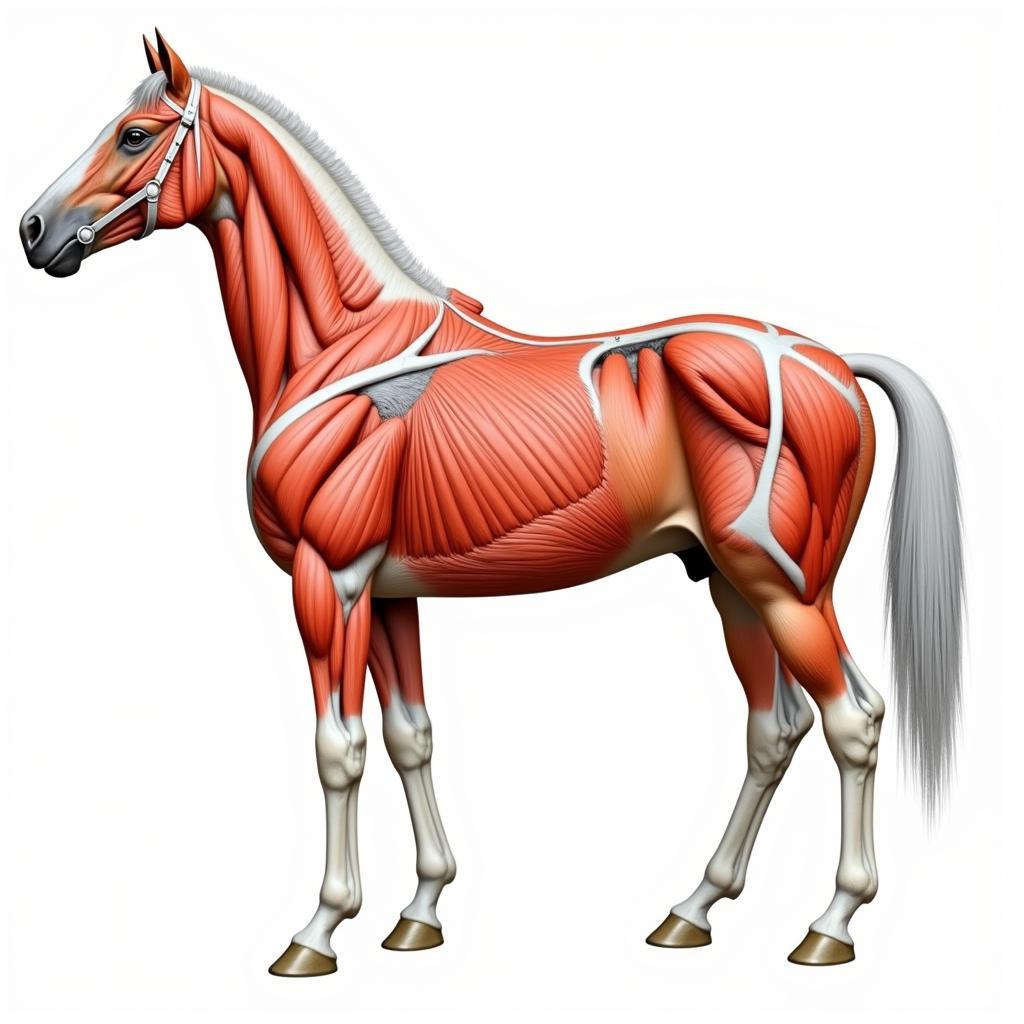 Equine Muscle Anatomy Diagram