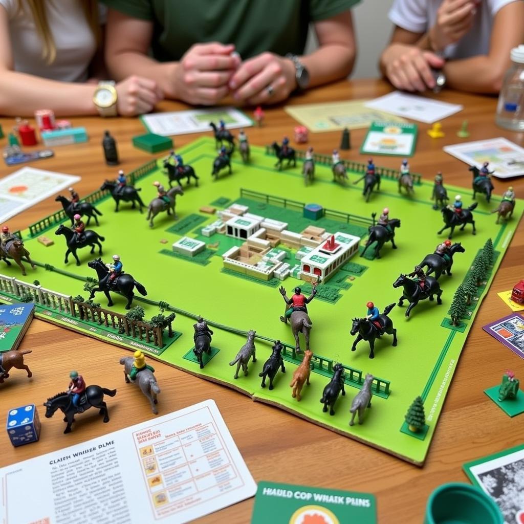 Setting up a Horse Racing Board Game