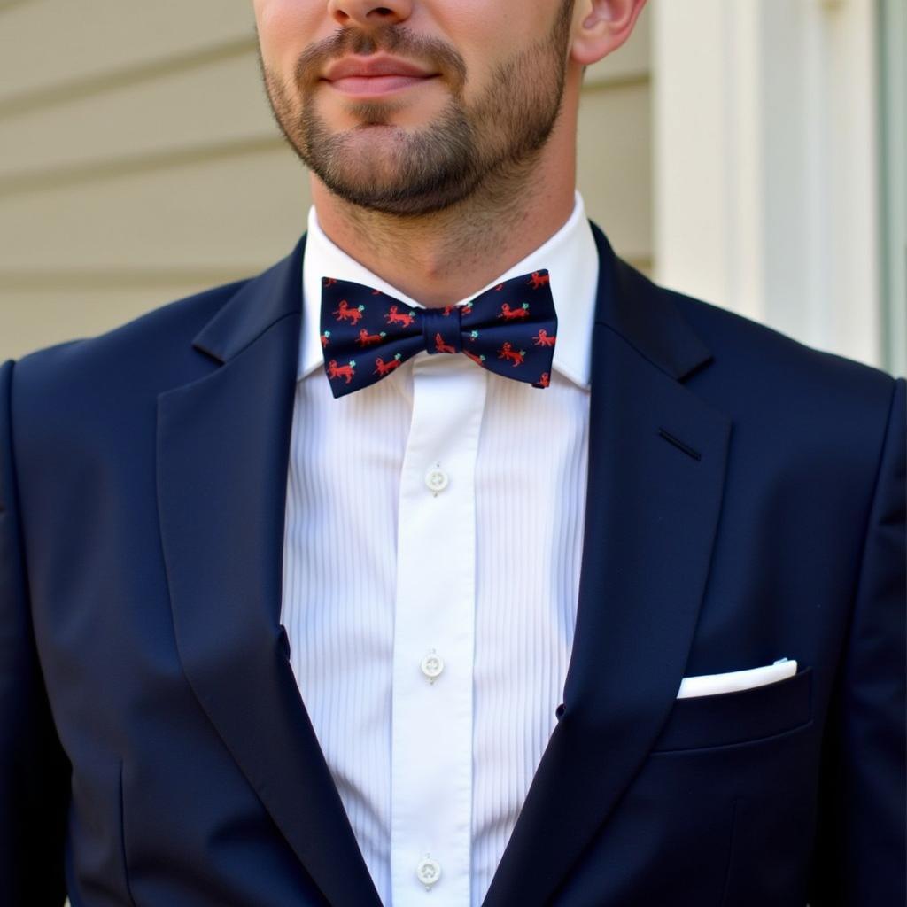 Pairing a Horse Racing Bow Tie with a Suit