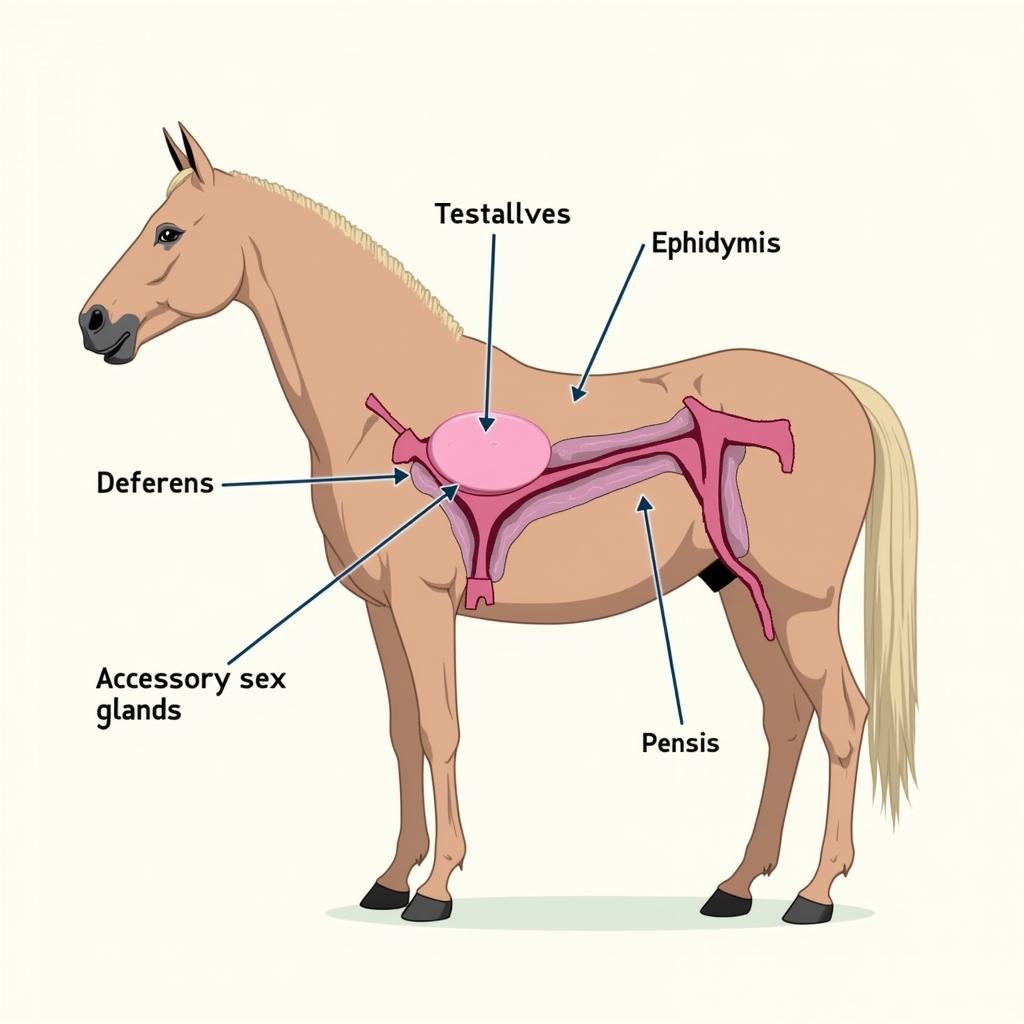 Equine Reproductive System Diagram