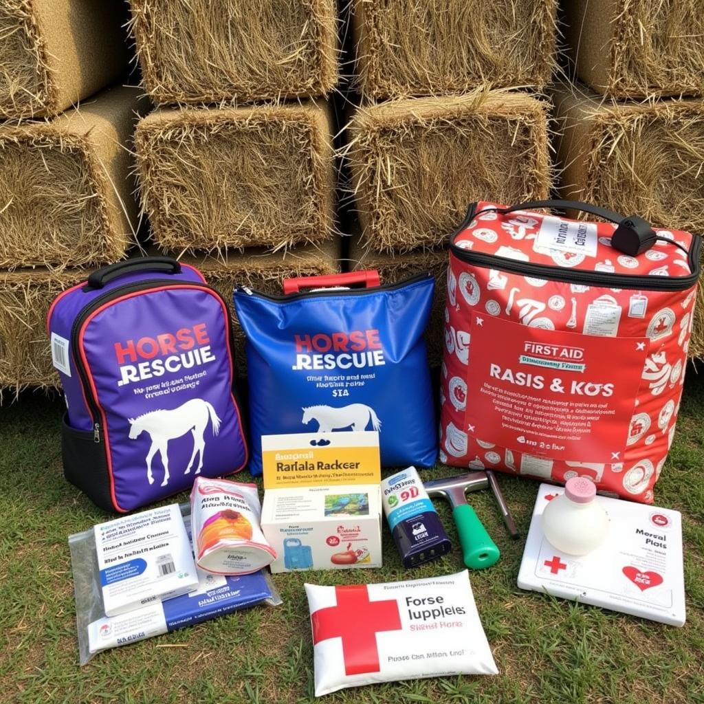 Horse Rescue Donation Supplies