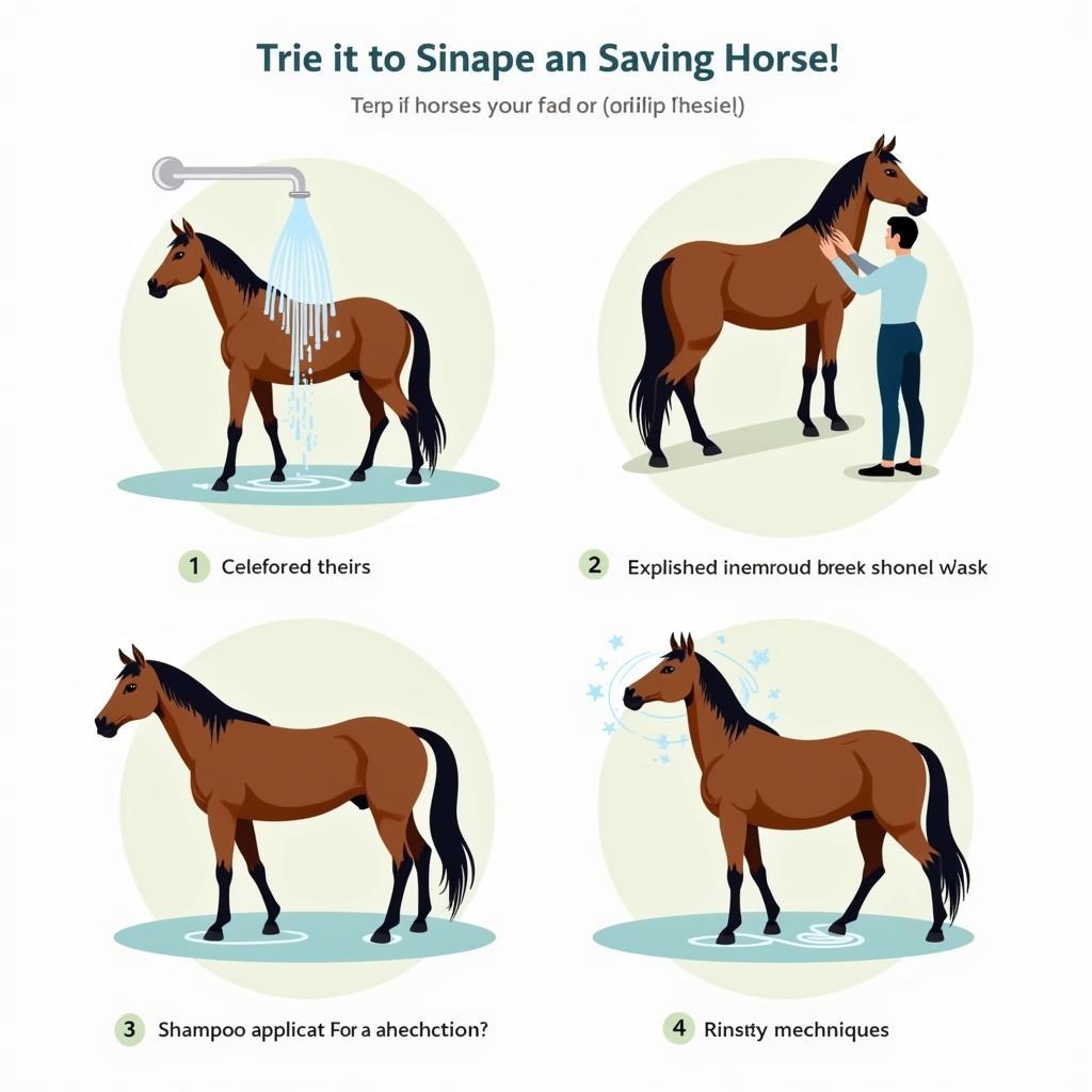 Tips for Showering a Horse