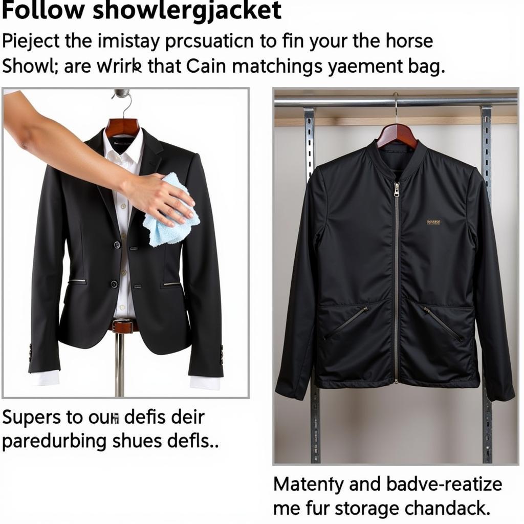 Cleaning and Storing a Horse Showing Jacket