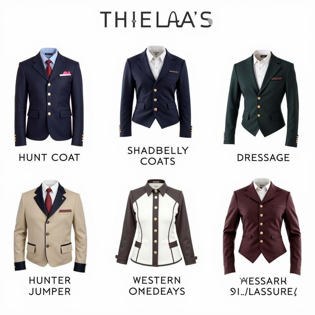 Different Horse Showing Jacket Styles for Various Disciplines