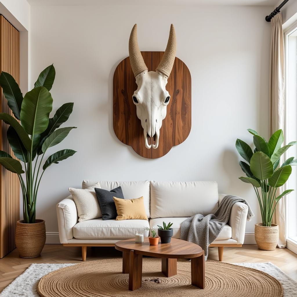 Horse Skull Mask as Wall Decor