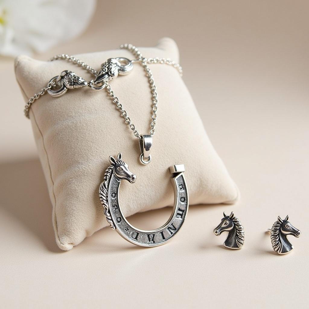 Elegant Horse-Themed Jewelry Gift Set