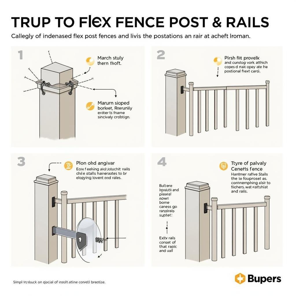 Installing flex fence posts and rails for a horse pasture.