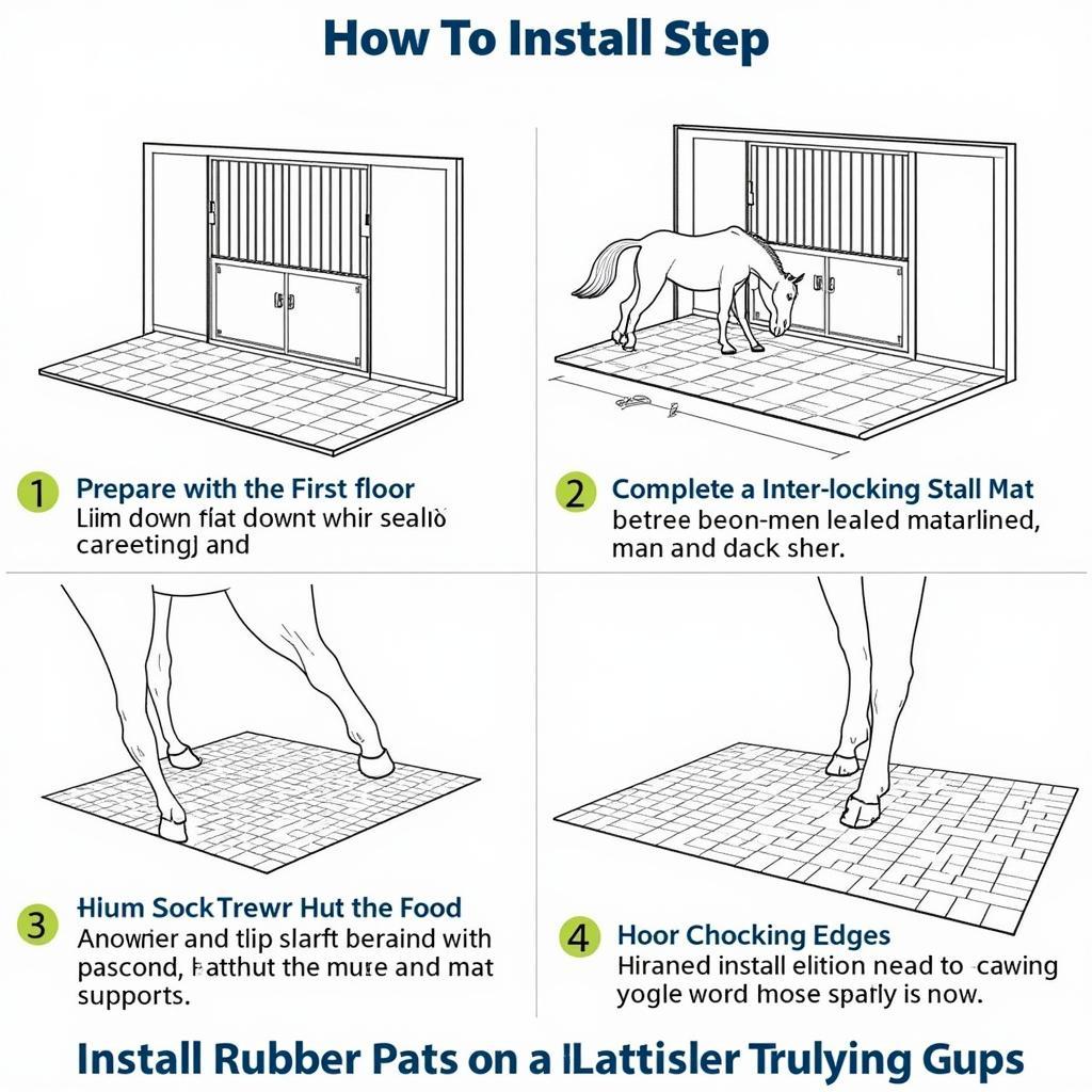 Installing Rubber Mats in a Horse Stall