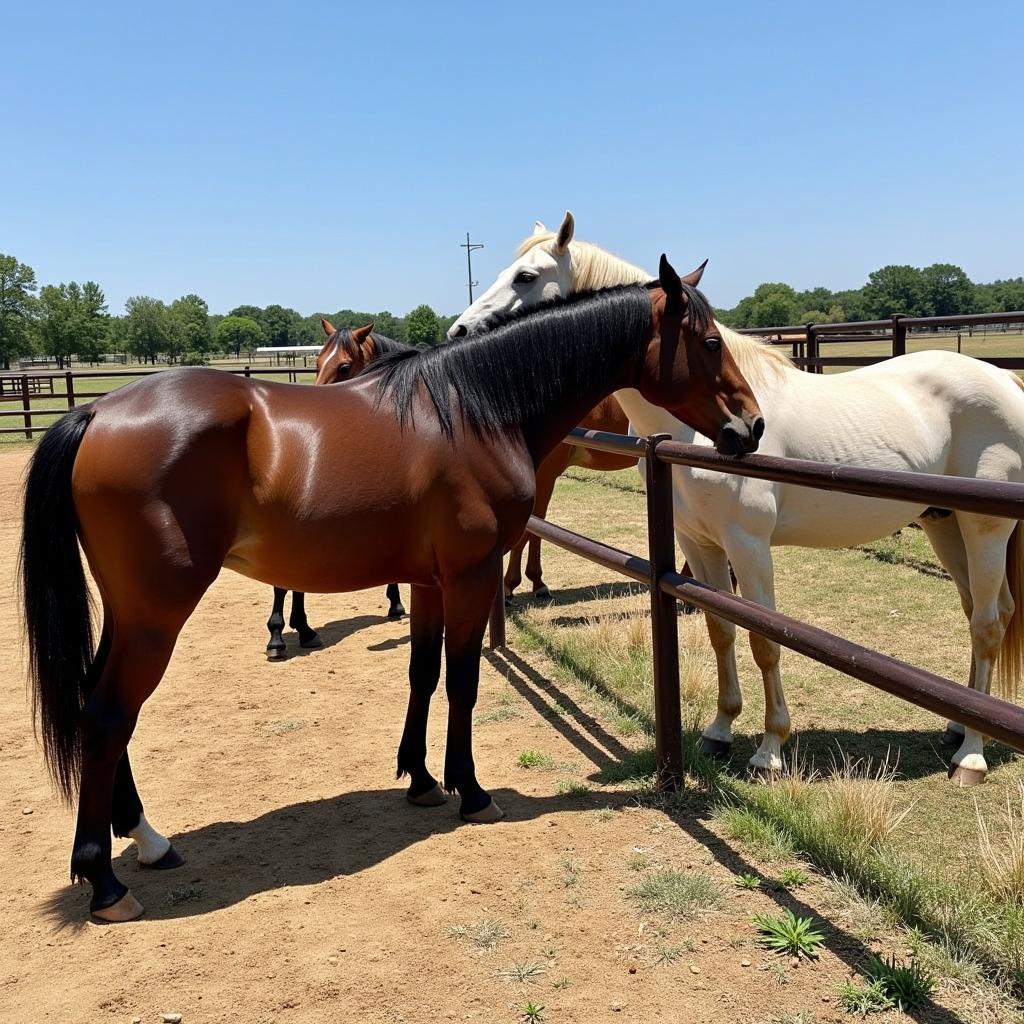 Introducing a New Amigo Stock Horse to the Herd