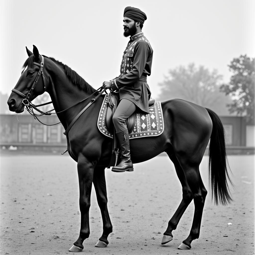 Historical Photo of Jodhpur Pants