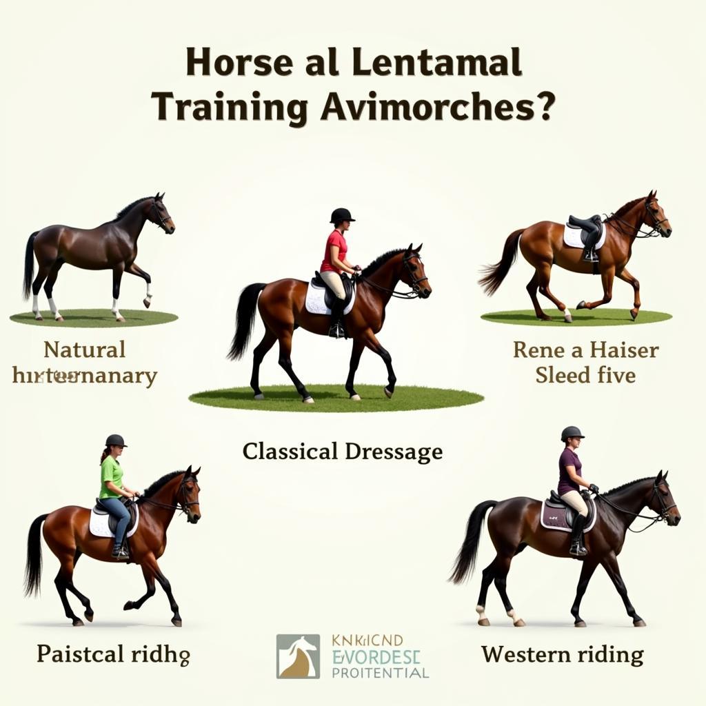 Different Horse Training Styles Depicted