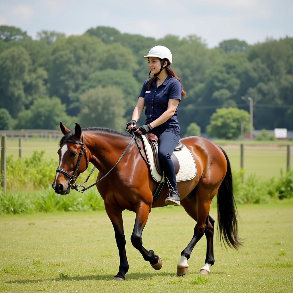 Kanthari Horse with Rider