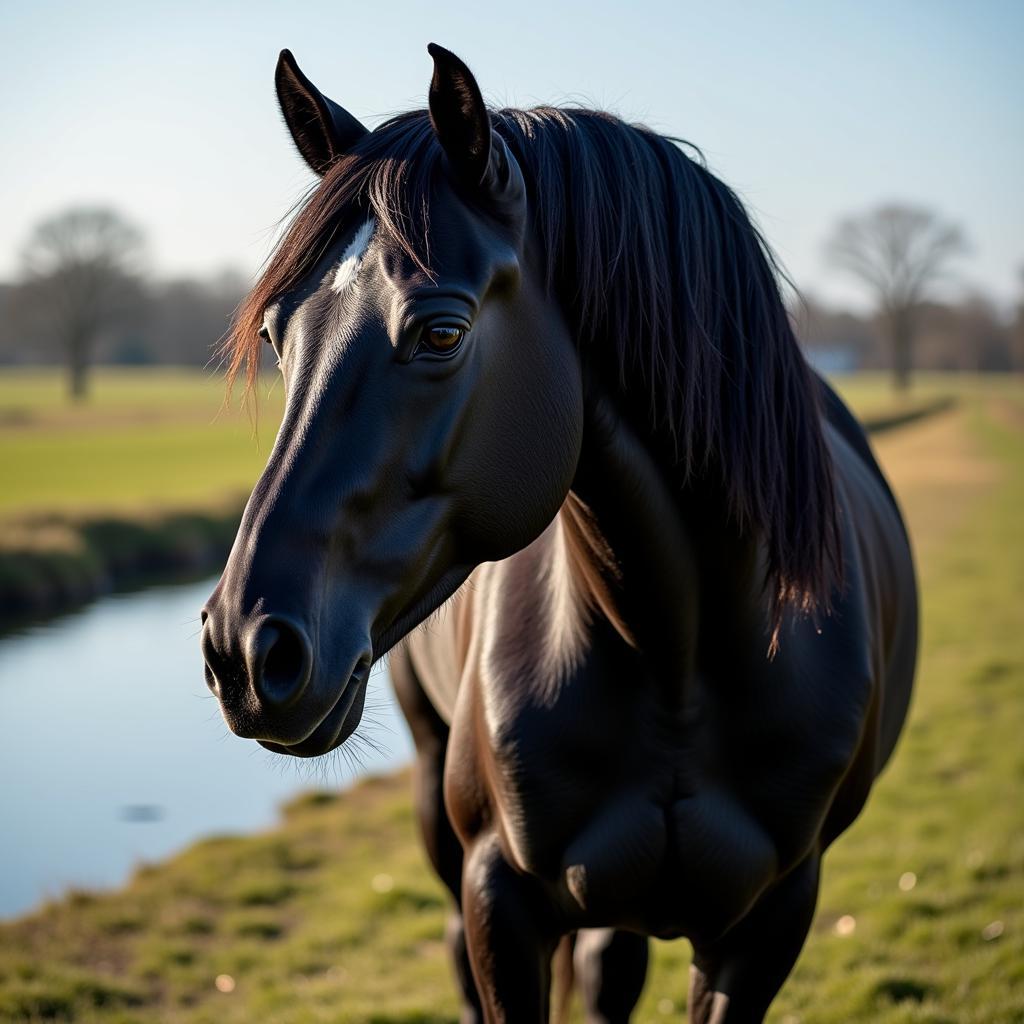 Kings River Knight Horse Portrait