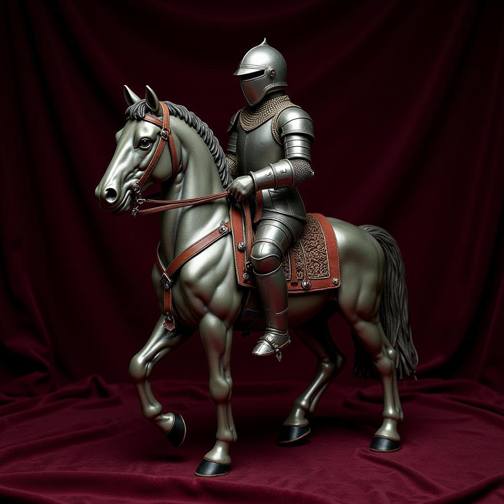 Detailed Collectible Knight Horse Toy