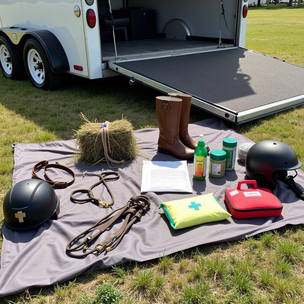 Essential Horse Camping Gear at Little Laiser Meadow