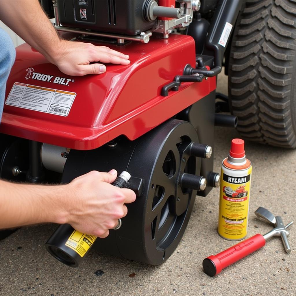 Maintaining a Troy Bilt Tiller Horse Attachment