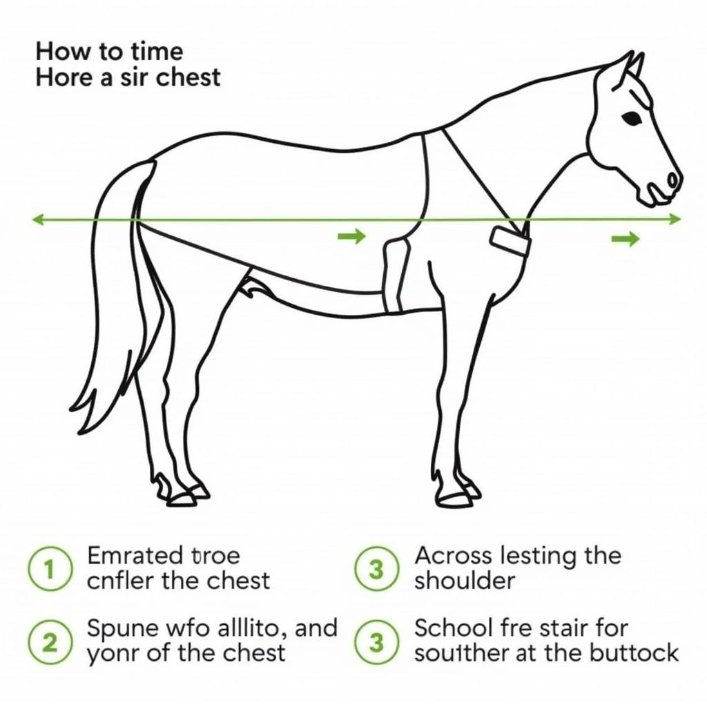 Measuring a Horse for a Rain Sheet