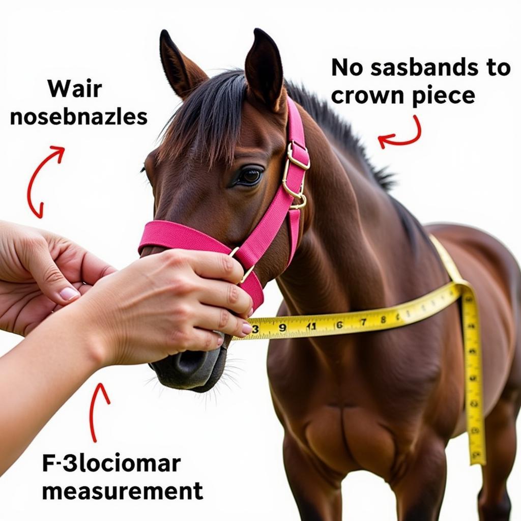 Measuring a Miniature Horse for a Halter