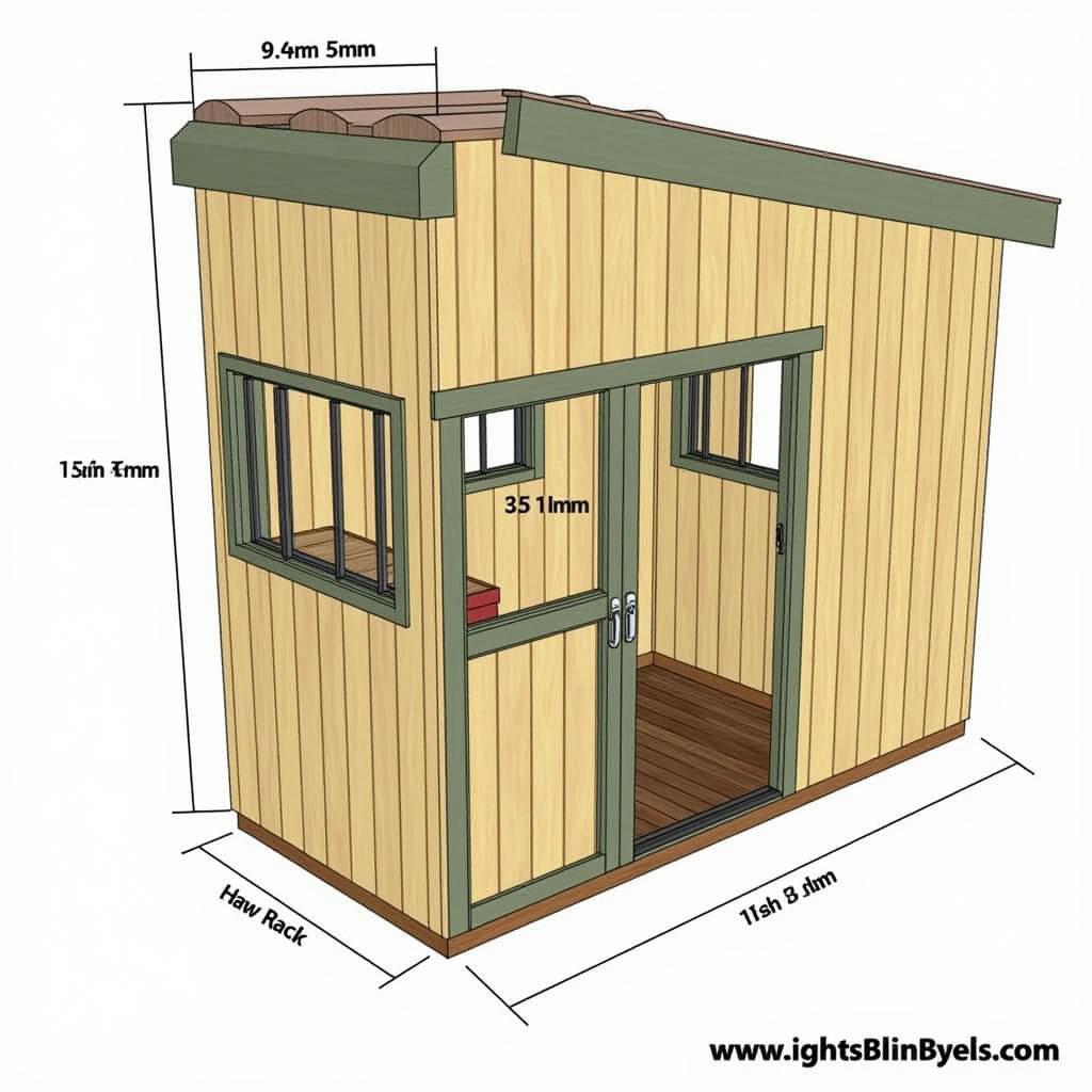 Miniature Horse Stall Dimensions and Layout