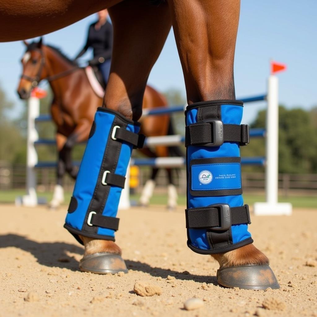 Open Front Kombat Boots for Horses