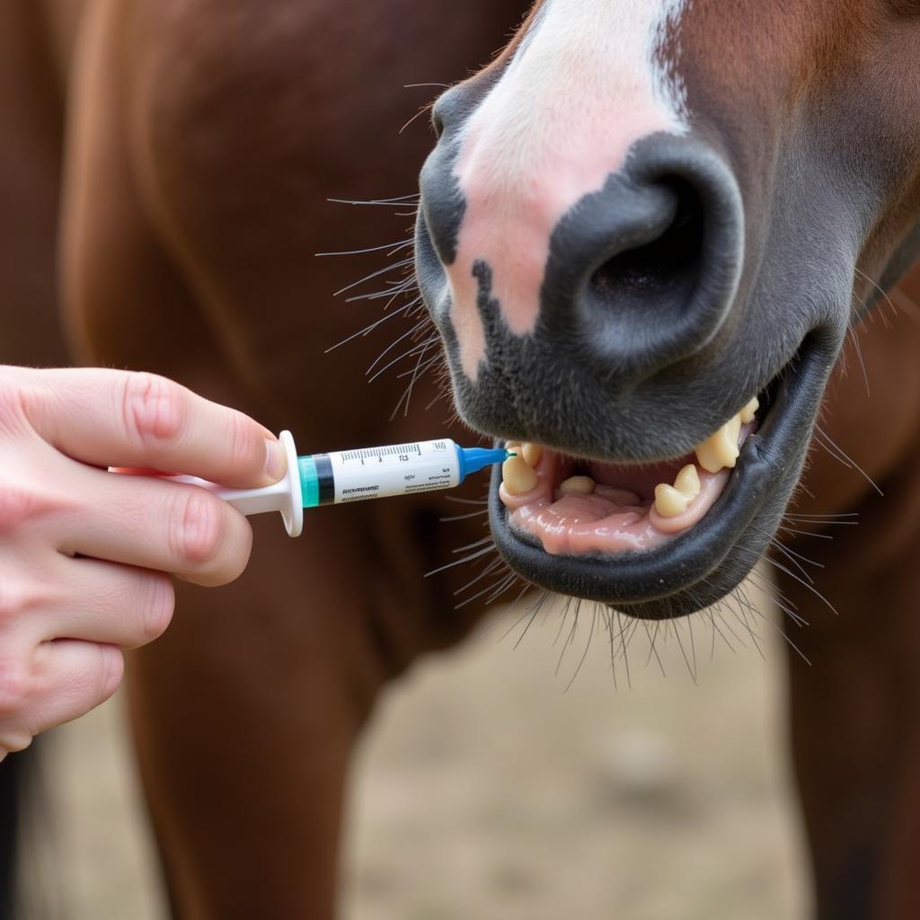 Oral Methocarbamol for Horses