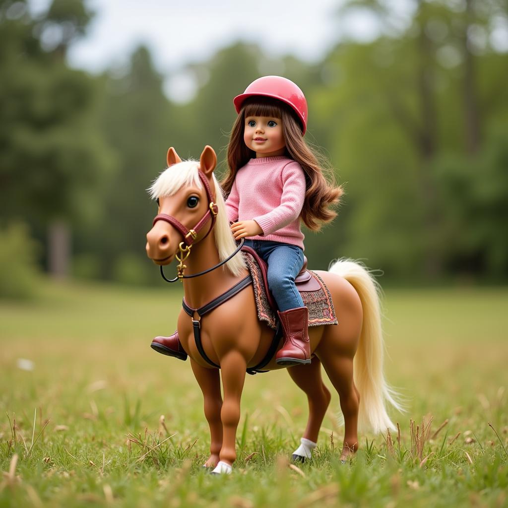 Our Generation Doll with Horse Riding Set