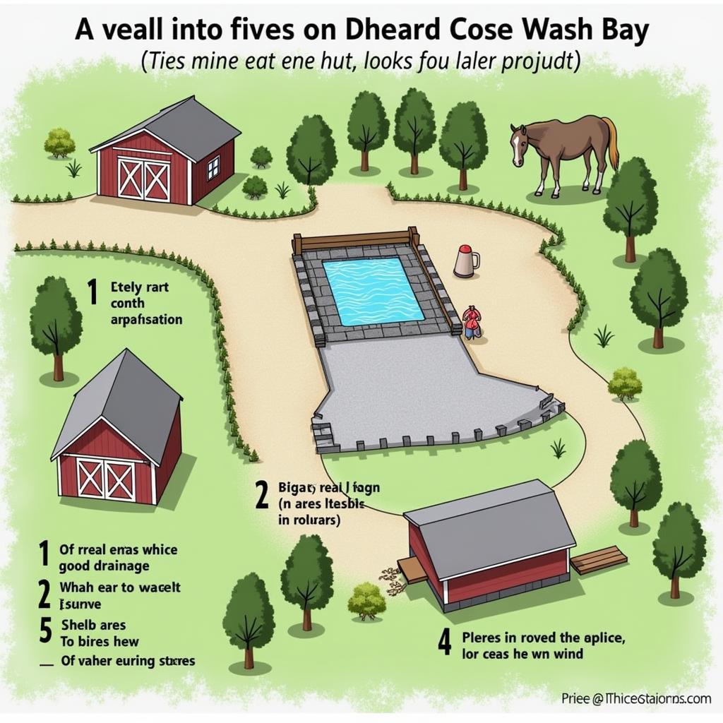 Choosing the perfect location for your outdoor horse wash bay