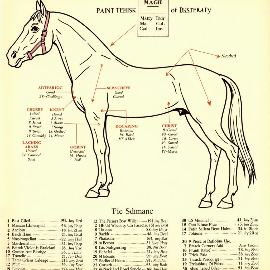 Paint Horse Stud Pedigree Chart