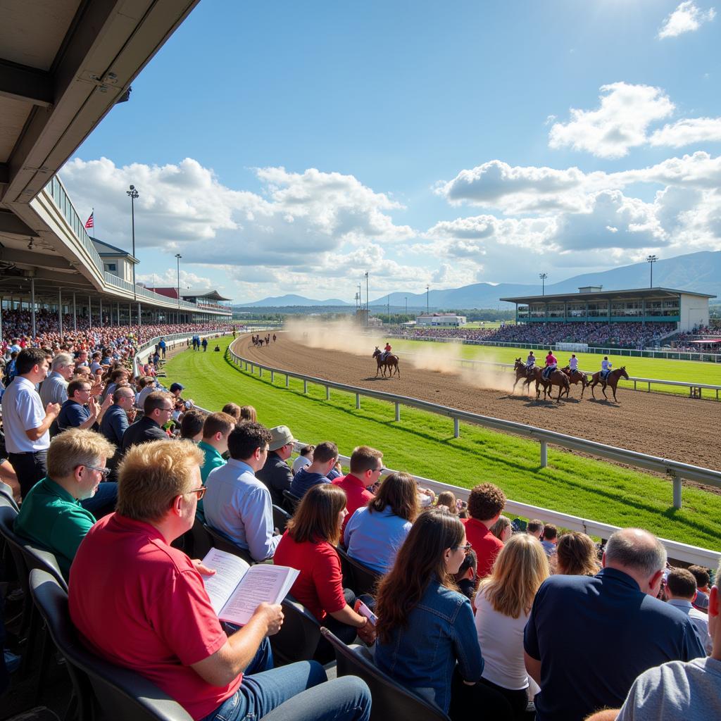 Enjoying Pocatello Downs